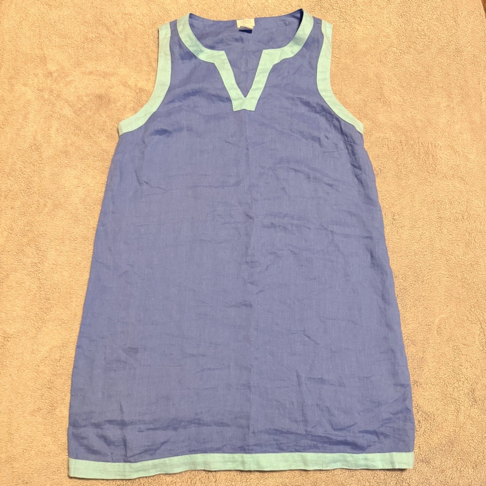 Sigrid Olsen Women Size M 100% Linen Dress